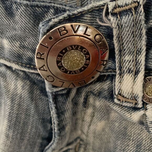 Bulgari Women's Blue Jeans size 26/32. Vintage. - Picture 3 of 4